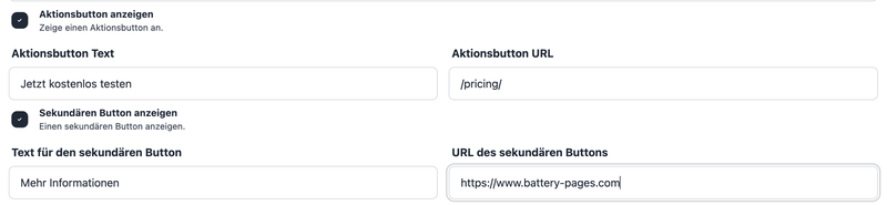 Einen Link im Button einfügen